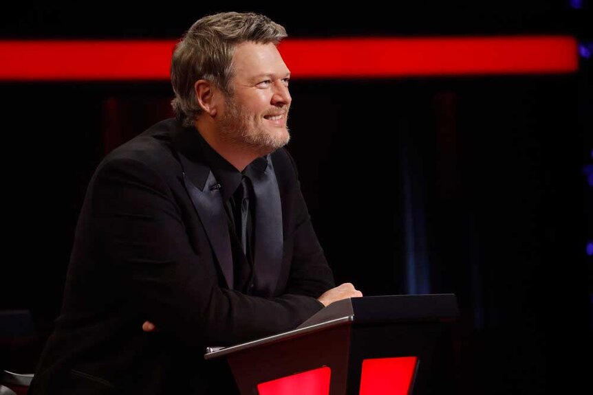 Blake Shelton appears on The Voice.