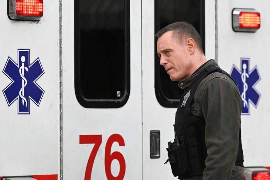 Hank Voight (Jason Beghe) in a scene from Chicago P.D.