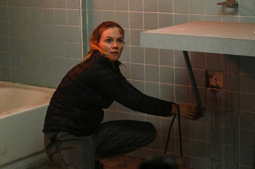 Hailey Upton (Tracy Spiridakos) appears in a scene from Chicago P.D.