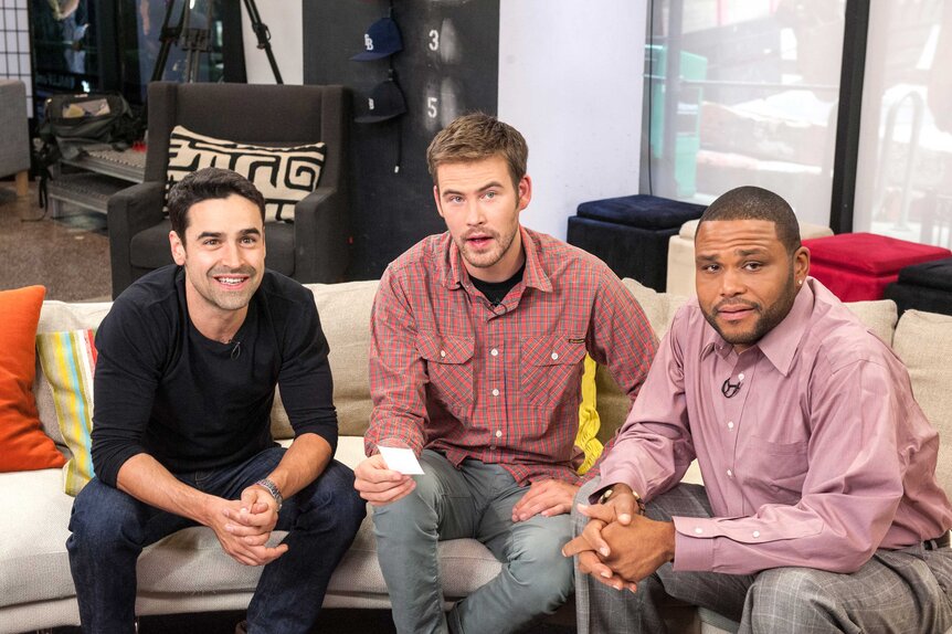 Jesse Bradford, Zach Cregger, and Anthony Anderson together.
