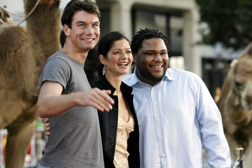 Jerry O'Connell, Jill Hennessy and Anthony Anderson together.