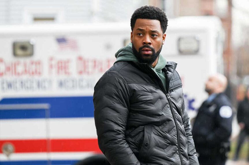 Kevin Atwater (LaRoyce Hawkins) appears in a scene from Chicago P.D.