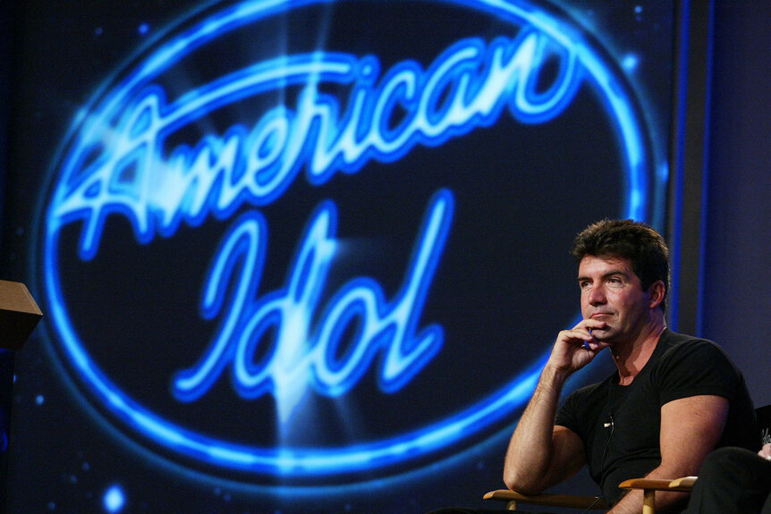 American Idol judge Simon Cowell at the FOX 2002 SummerTCA Tour