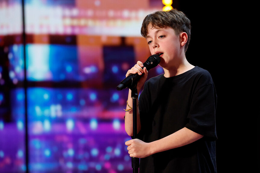 Alfie Andrew performs during Season 18 Episode 1 of America's Got Talent