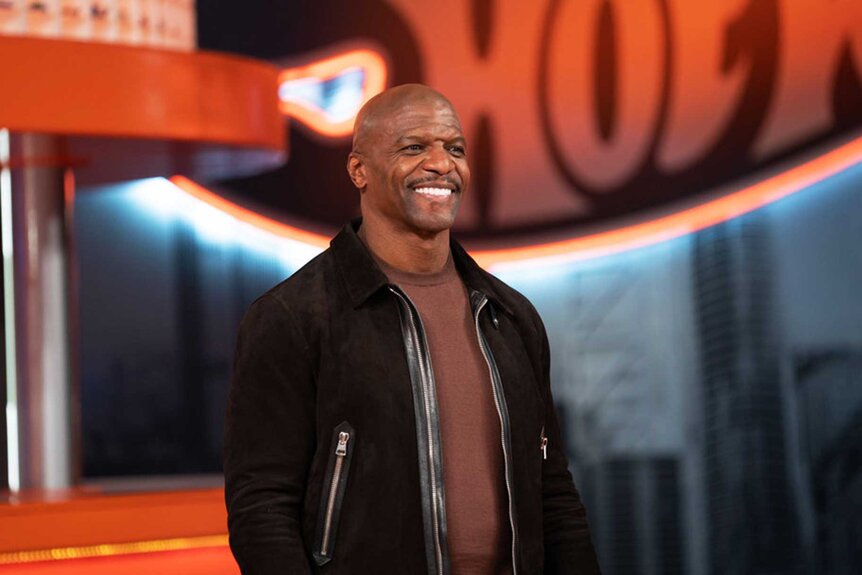 Terry Crews smiling on the Hot Wheels: Ultimate Challenge set.