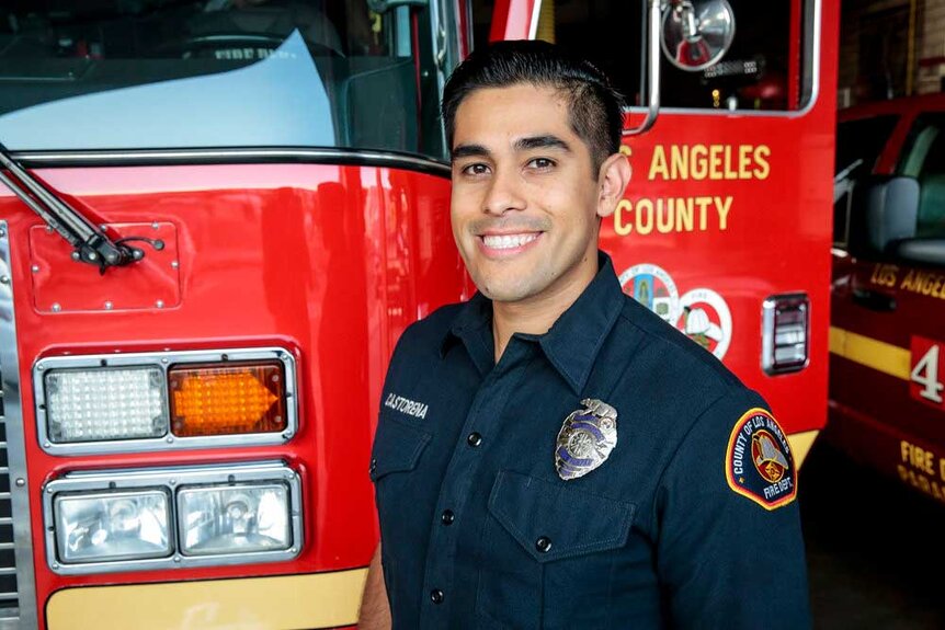 Alex Castorena appears on LA Fire and Rescue.