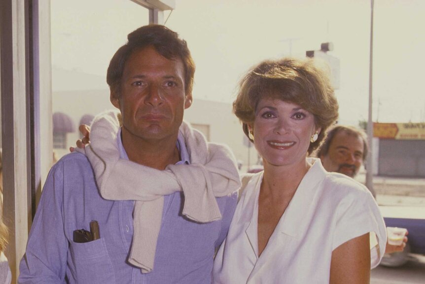 Rob Leibman and Jessica Walter seen together.