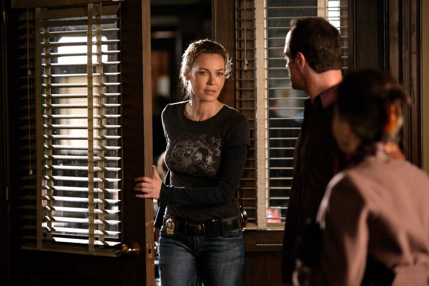 Detective Dani Beck appears during a scene from Law & Order: Special Victims Unit.