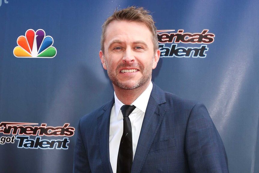 Chris Hardwick appears at an America's Got Talent event.
