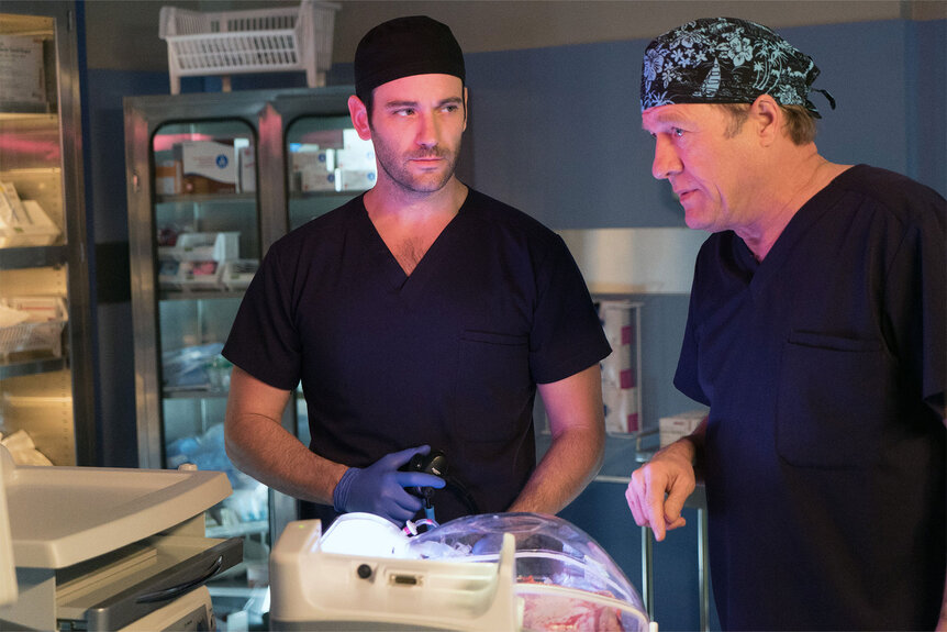 Colin Donnell as Dr. Connor Rhodes, Gregg Henry as Dr. Downey