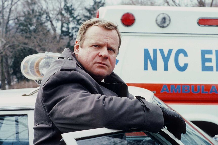 Sgt. Max Greevey appears in a scene from Law & Order.