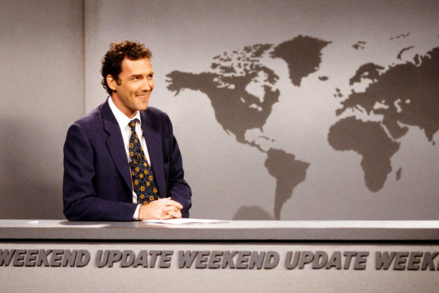 Norm Macdonald during the Weekend Update.