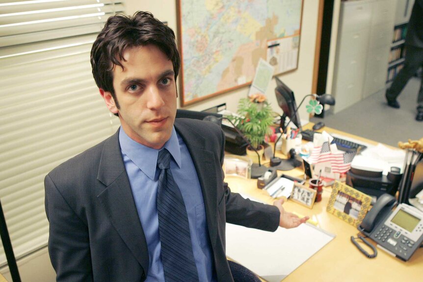 Ryan Howard appears in a scene from The Office.