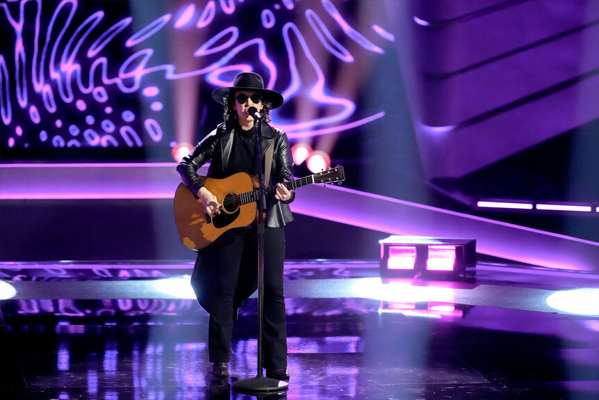 Jordan Rainer performs onstage during the Season 24 premiere of The Voice