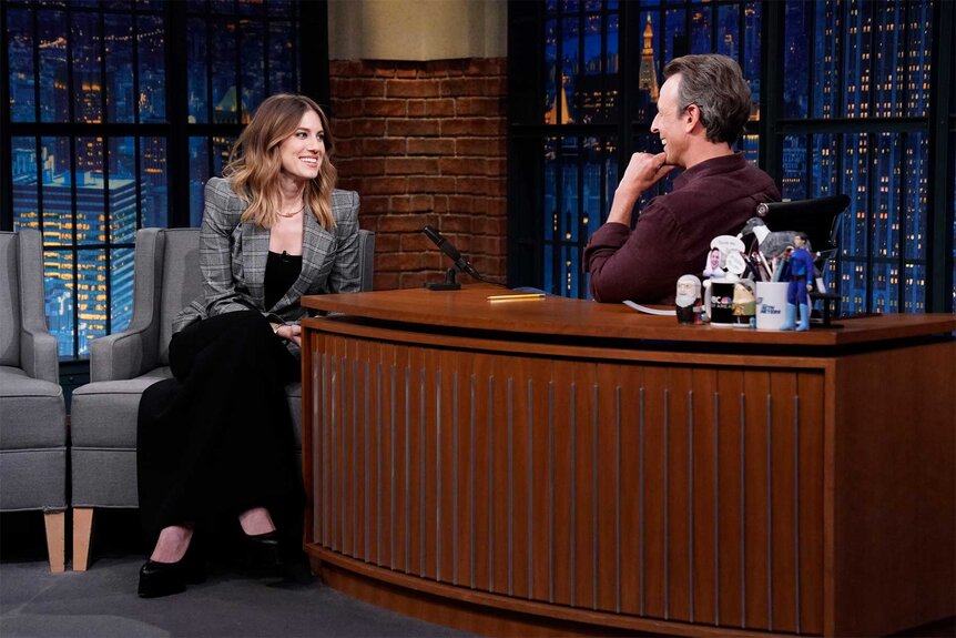 Allison Williams on Late Night With Seth Meyers Episode 1436