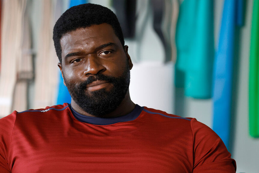 Close up of Stephen Hill as Theodore "TC" Calvin