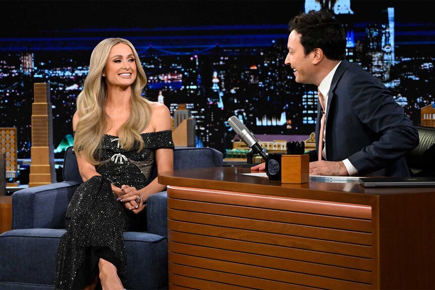 Paris Hilton on The Tonight Show Starring Jimmy Fallon Episode 1855