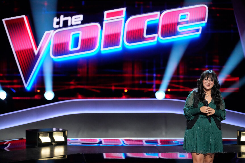 Olivia Eden performs during Season 24, Episode 6 of The Voice