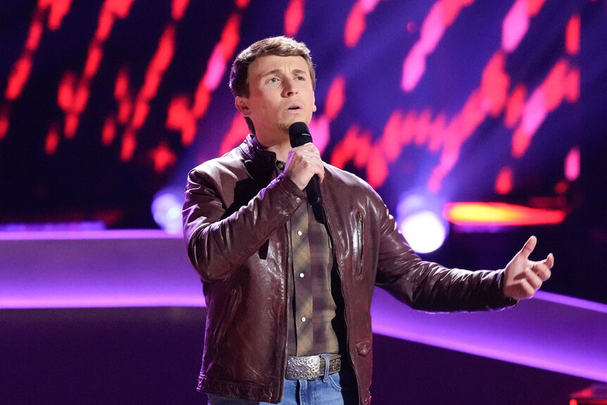 Dylan Carter performs onstage during the Season 24 Episode 7 of The Voice