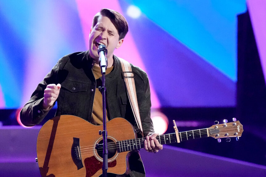 Lennon Vanderdoesn performs onstage during Season 24 Episode 7 of The Voice.