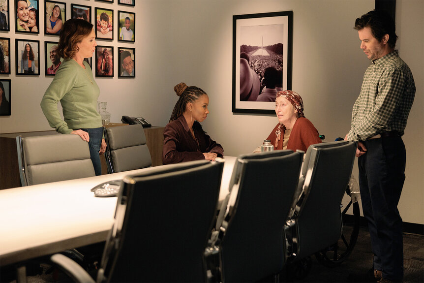 Margaret Reed, Gabi Mosely, Rachel Hall and Lucas in Episode 6 Season 1 of Found