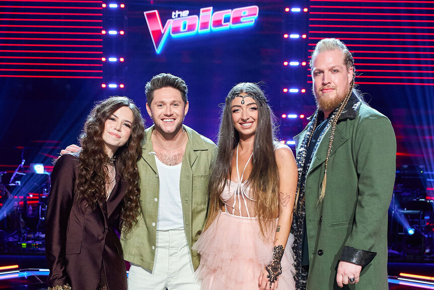 Team Niall onstage during Season 24 Episode 17 of The Voice