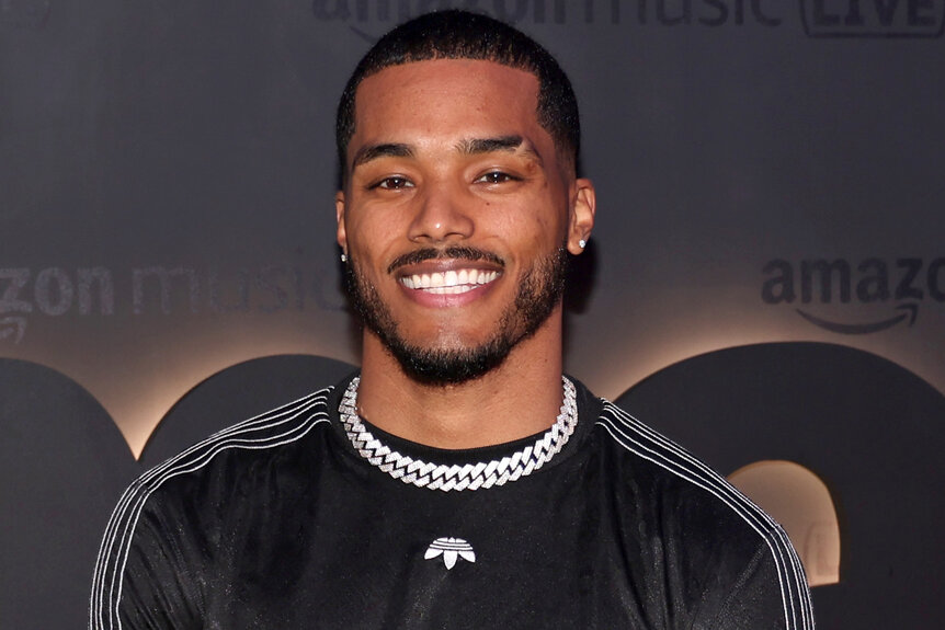 Rome Flynn on the red carpet for an event with Amazon Music