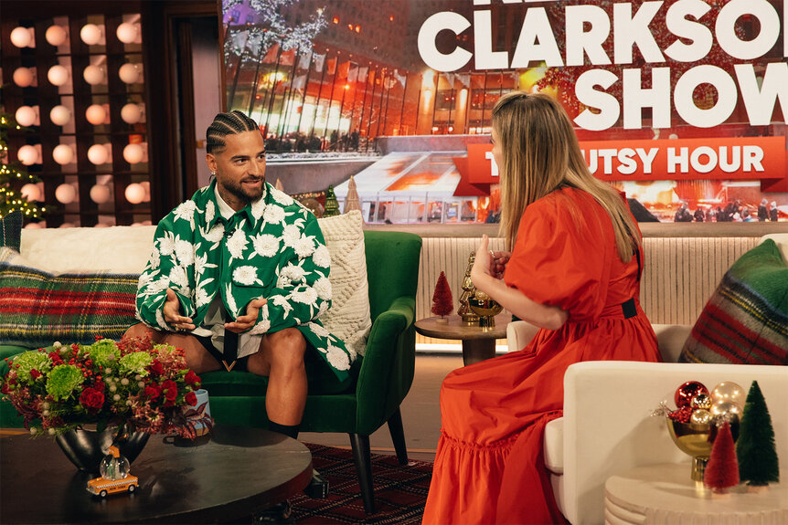 Maluma during an interview on The Kelly Clarkson Show Episode 7i045