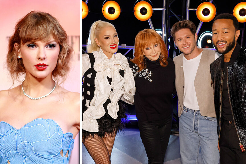 Split of Taylor Swift and The Voice coaches