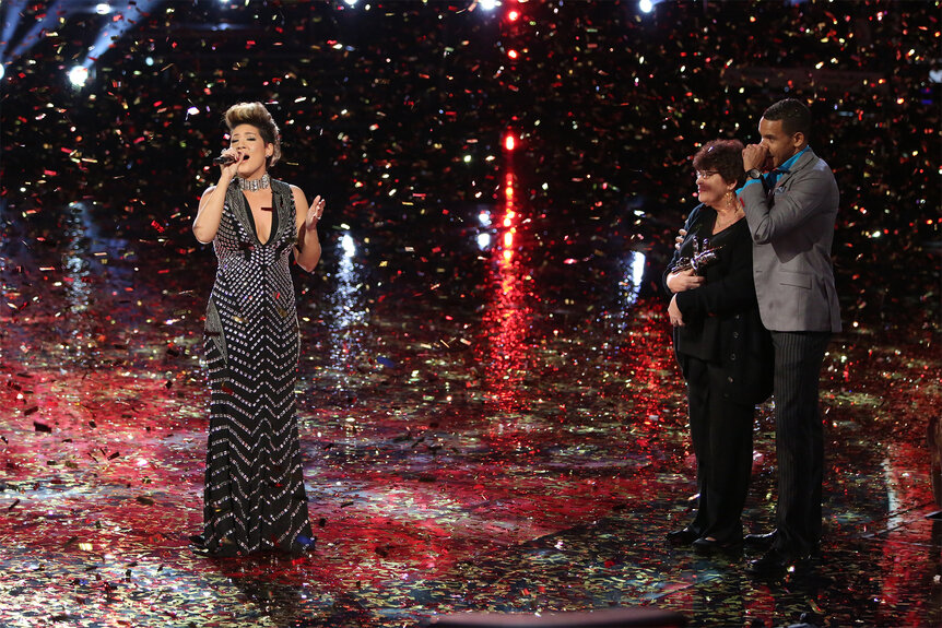 Tessanne Chin performs on The Voice season 5 after she won