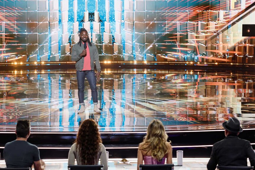 Preacher Lawson on stage on AGT: Fantasy League Episode 102