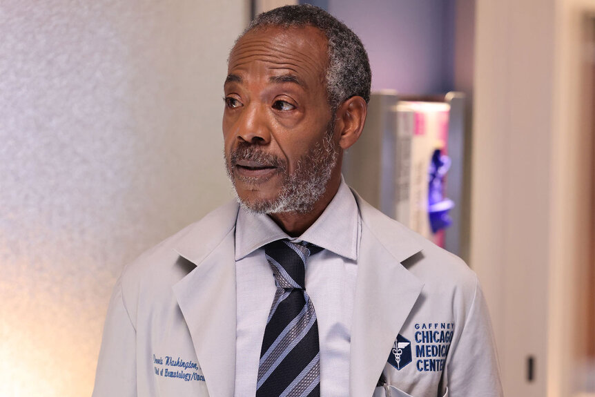 Dr. Dennis Washington (John Earl Jelks) appears in Season 9 Episode 3 of Chicago Med