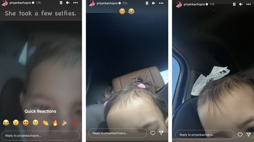 Priyanka Chopra and Nick Jonas' daughter Malti takes selfies