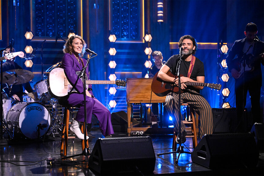 Gaby Moreno and Oscar Isaac on The Tonight Show Starring Jimmy Fallon Episode 1906