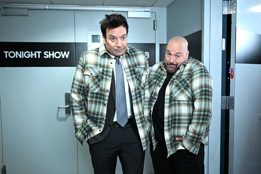 Kevin James and Jimmy Fallon on The Tonight Show Starring Jimmy Fallon Episode 1908