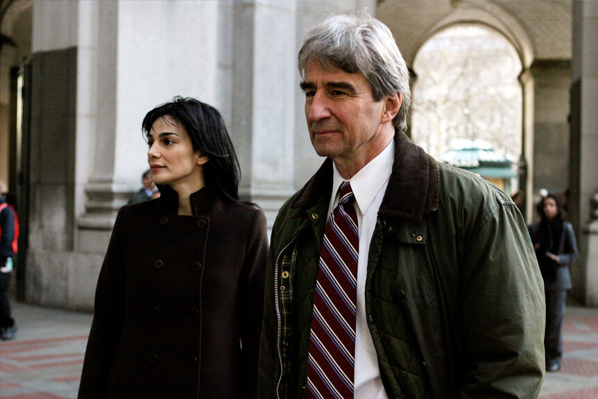 A.D.A. Alexandra Borgia (Annie Parisse) and Jack McCoy (Sam Waterston) appears in Season 15 Episode 14 of Law & Order