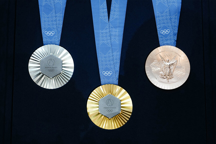 The unveiling of the Paris 2024 Olympics Medals