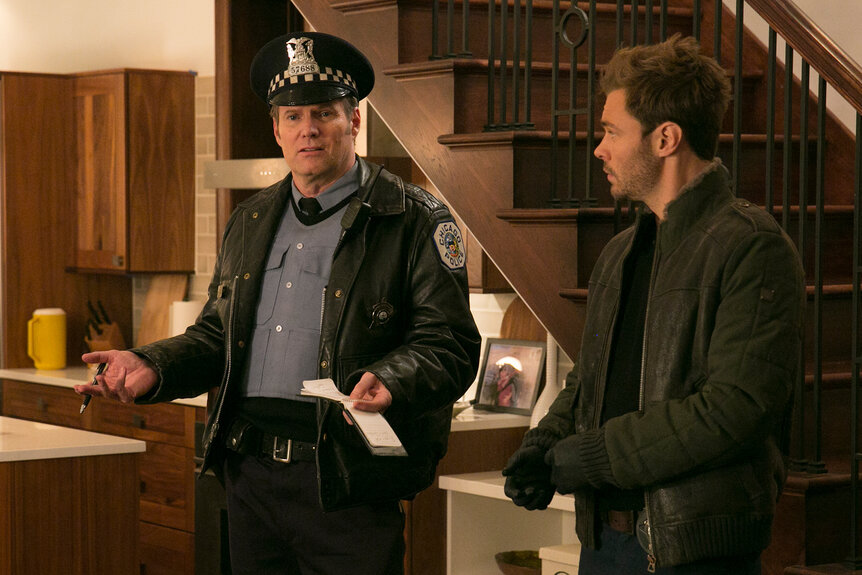 Bob Ruzek and his son Adam Ruzek on Chicago P.D Episode 212