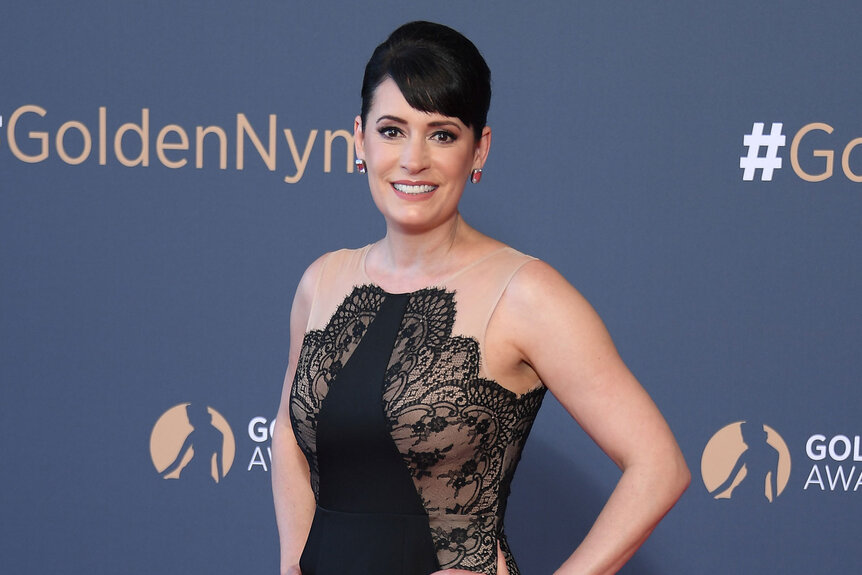 Paget Brewster walks the red carpet of the 57th Monte Carlo TV Festival: Closing Ceremony