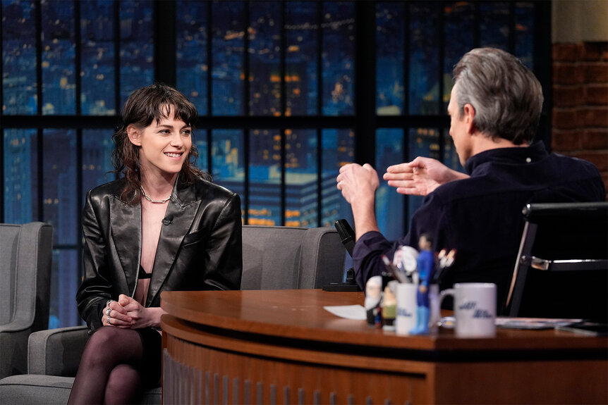 Kristen Stewart on Late Night With Seth Meyers Episode 1498