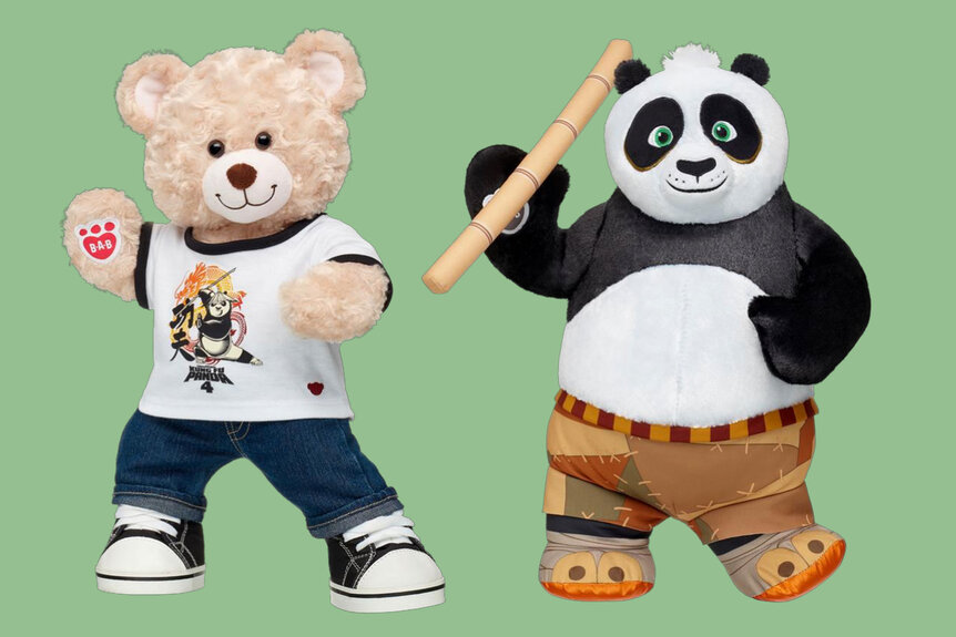 Kung Fu Panda 4 Build-A-Bear Bears