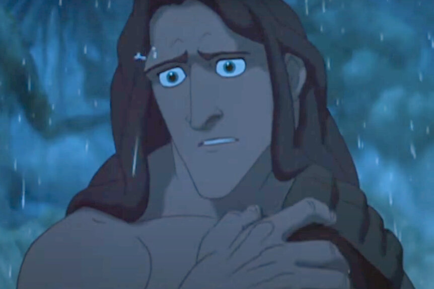 Tony Goldwyn as the voice of Tarzan in Disney's Tarzan