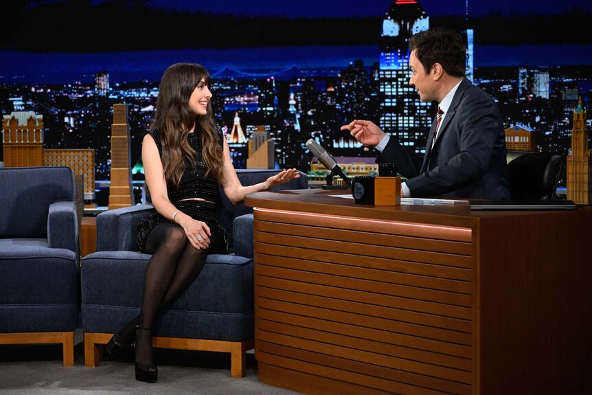 Alison Brie on the tonight show starring jimmy fallon episode 1953