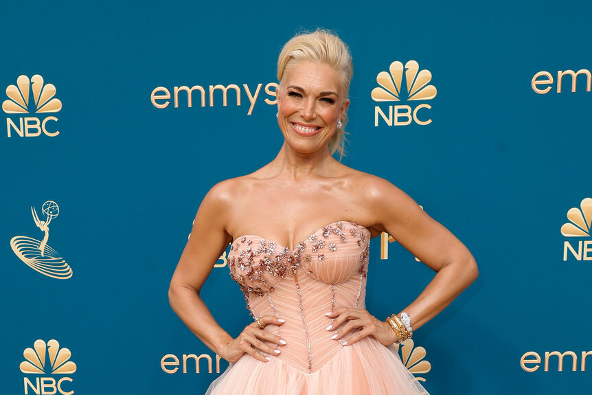Hannah Waddingham on the red carpet of the 74th Primetime Emmys