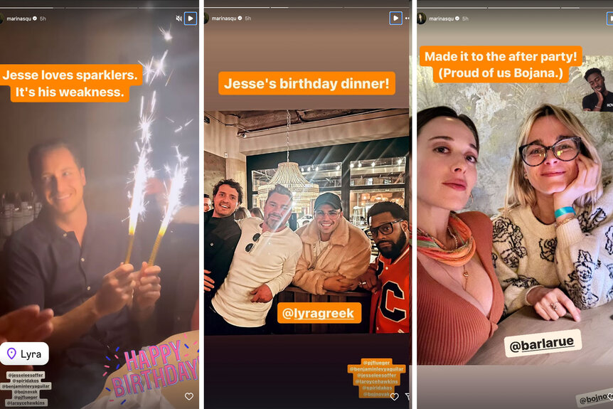 A trio of Instagram stories that feature the Chicago P.D. cast reuniting to celebrate Jesse Lee Soffer's 40th birthday