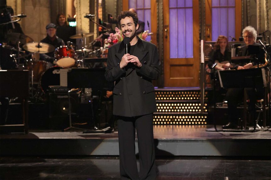 Ramy Youssef during his monologue on Saturday Night Live Episode 1859