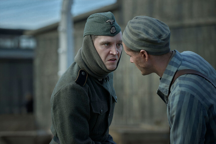 Jonas Nay appears as Nazi Officer Stefan Baretzki in The Tattoist Of Auschwitz.
