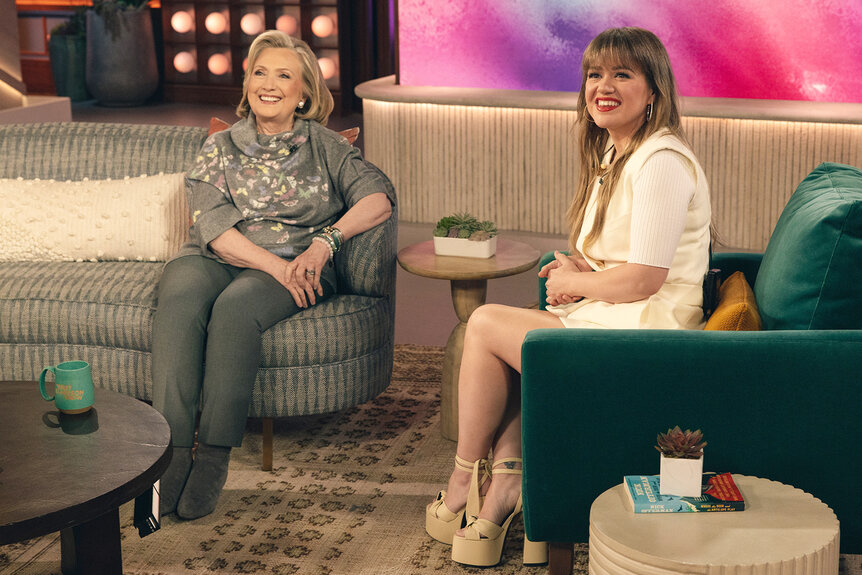 Why Kelly Clarkson Teared Up While Talking to Hillary Clinton | NBC Insider