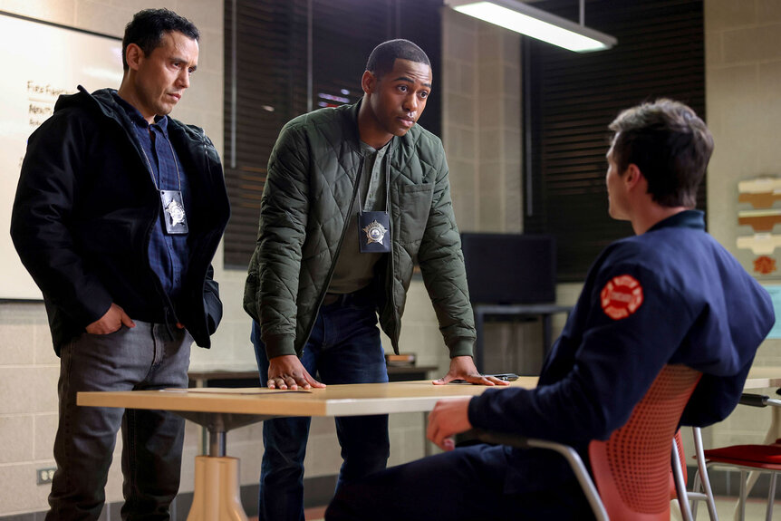 Detective Navarro, and Dwayne appear in Chicago Fire Season 12 Episode 11