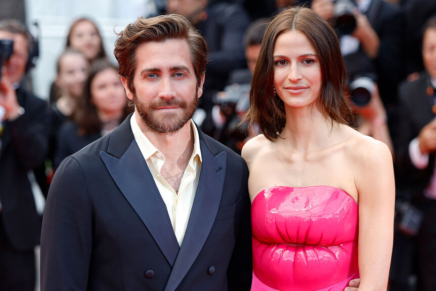 Jake Gyllenhaal and Jeanne Cadieu at the 75th Annual Cannes Festival